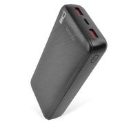 EMOS - Alpha Q3 Powerbank 20 000 mAh - Batería Externa con Paso - 2 USB-A + 1 Salida USB-C PD20W - 20 000 mAh/74 WH - Incluye Cable de Datos - Encendido y Apagado automático - para Smartphone, Tablet