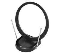 EMOS Antena Interior Digital Activa J0704 para recepción Full HD DVB-T/T2, Dab, con Filtro LTE/5G Integrado y Amplificador de señal Ajustable, 0-25 km