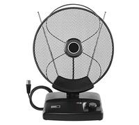 EMOS Antena Interior J0705, Antena Digital Activa para recepción de DVB-T, DVB-T2, Dab, con Filtro LTE/5G Integrado y Amplificador