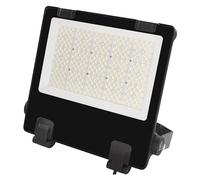 EMOS AVENO - Foco LED (200 W, asimétrico, IP66, impermeable, regulable, aluminio, para habitaciones húmedas, interior y exterior, 31000 lm, luz blanca neutra, 4000 K, vida útil de 50.000 h)