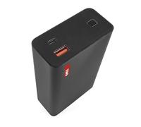 EMOS - Batería externa de 20 000 mAh NTBF20 - Batería externa con passthrough y carga rápida 65W PD - Puerto USB-C/USB-A incluido cable de carga - para tablet, ordenador portátil, iPad, teléfono móvil