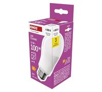 EMOS Bombilla LED A60, 13 W de repuesto para bombilla de 100 W, bombilla clásica con casquillo E27, brillo 1521 lm, blanco neutro 4000 K, vida útil de 30.000 h, CRI mín. 80, ángulo de haz de 180°