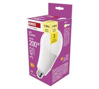 EMOS Bombilla LED A95, 28 W, repuesto para bombilla de 200 W, bombilla clásica en forma más grande, casquillo E27, brillo 3452 lm, luz blanca cálida 2700 K, 30000 h de vida útil, CRI mín. 80, ángulo