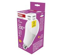 EMOS Bombilla LED A95, 28 W, repuesto para bombilla de 200 W, bombilla clásica en forma más grande, casquillo E27, brillo 3452 lm, blanco neutro 4000 K, 30.000 h de vida, CRI mín. 80, ángulo de haz de
