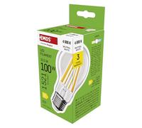 EMOS Bombilla LED Edison A60, 10,5 W de repuesto para bombilla de 100 W, bombilla vintage con casquillo E27 y brillo 1521 lm, blanco neutro 4000 K, 25000 horas de vida útil, CRI > 80, ángulo de haz de