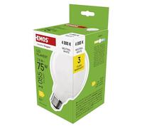 EMOS Bombilla LED Edison G95, 7,8 W, repuesto para bombilla de 75 W, bombilla de globo con casquillo E27 y brillo 1055 lm, blanco neutro 4000 K, vida útil de 25.000 horas, CRI > 80, ángulo de haz de
