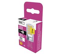 EMOS Bombilla LED G9, 4 W de repuesto para bombilla de 40 W, Pin JC, brillo 470 lm, blanco neutro 4000 K, 30000 h de vida útil