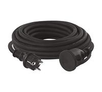 EMOS Cable alargador Schuko de 10 m, Cable de extensión de Goma IP44, H07RN-F3G 2,5 mm2