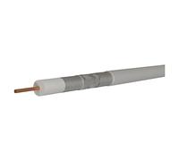 EMOS - Cable de antena de 500 m para SAT, TV y CCTV tipo CB113 - Cable coaxial Clase A+ triple blindado - Cable de TV, cable satélite, cable CCT con blindaje Trishield - Resistencia 75 ohmios - Blanco
