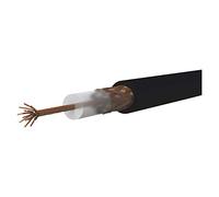 EMOS - Cable de antena de 500m para TV y router, tipo RG58U - Cable coaxial de fibra de cobre con apantallamiento CCA - Cable de televisión con revestimiento de PVC para exteriores - Resistente a los