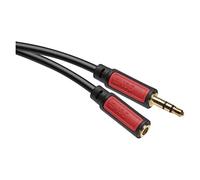 EMOS Cable de audio auxiliar de 3,5 mm macho a macho de 2,5 m para iPhone, iPad, PC, reproductor de MP3, altavoz, coche