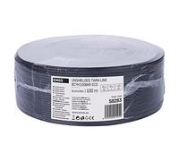 EMOS S8283 Dos Cables sin blindaje (2 x 1 mm), Color Negro y Rojo, 2 x 1,00 mm2, Set de 100 Piezas