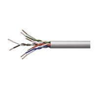 EMOS - Cable de red UTP CAT 5e, 100 m, PVC - Cable de conexión CAT5e UTP - Cable Cu- Cable LAN Gigabit - Cable Ethernet sin blindaje - Para interiores