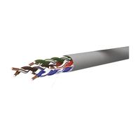EMOS - Cable de red UTP CAT 5e, 100m, PVC - Cable de conexión CAT5e UTP - Cable CCA - Cable LAN Gigabit - Cable Ethernet sin blindaje - Para interiores