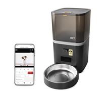 EMOS - GoSmart Comedero automático de 6 litros con cámara - Dispensador de alimentos WLAN Pet Care con aplicación - Comida seca para gatos y perros con programación, grabación de voz, dosificación de