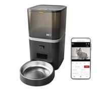EMOS - GoSmart Comedero automático de 6 litros con cámara - Dispensador de alimentos WLAN Pet Care con aplicación - Comida seca para gatos y perros con programación, grabación de voz, dosificación de