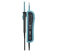 EMOS Comprobador de voltaje y probador de fases CAT III 690 V, AC/DC Voltester/Digital Voltester 12 V - 690 V, indicador de polaridad, continuidad, IP54, azul y negro