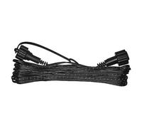EMOS Connect System - Cable alargador estándar de 10 m, parte B (sin cadena de luces ni adaptador), cable adicional para cadenas de luces, IP44 para interior y exterior, fácil instalación, color negro