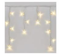 EMOS Connect System Cadena de luces de lluvia de hielo profesional resistente de 50 LED, componente de extensión C (sin cable de conexión ni adaptador), IP44 para interiores y exteriores, blanco