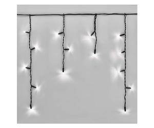 EMOS Connect System - Guirnalda de luces de Navidad (3 m, 50 ledes, extensión C (sin cable de conexión ni adaptador), IP44 para interior y exterior, luz blanca cálida, color negro