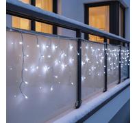 EMOS Connect System Premium - Lluvia helada (3 m, 50 ledes, elemento C, luz | Guirnalda luminosa con diseño de cascada, componente C (sin cable de conexión y fuente de alimentación)