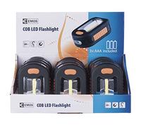 Emos de plástico Linterna - 3 COB LED para 3 x AAA, 12 unidades, p3889