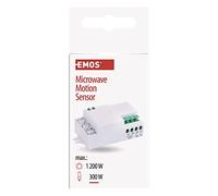Emos Detector de Movimiento MW Sensor IP20, 1 Pieza, Color Blanco, g1210
