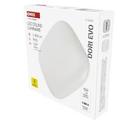 EMOS Dori Evo - Lámpara de techo y pared LED para interior y exterior | Luz de montaje con brillo ajustable 1800/2400 lm, repuesto para 150 W, blanco neutro 4000 K, 30000 h de vida útil, IP65
