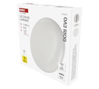 EMOS Dori Evo - Lámpara LED de pared y techo para interior y exterior | Luz de montaje con brillo ajustable 1800/2400 lm, repuesto para 150 W, blanco neutro 4000 K, 30000 h de vida útil, IP65