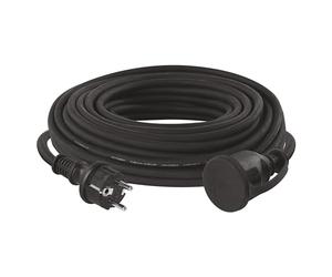 Emos E - 008 P1820 - Cable alargador Schuko, m, Cable de Goma para Exteriores, IP44, 1,5 mm2, H07RN - F3G, 20 Metros
