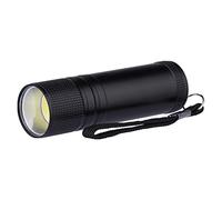 Emos e3221, LED de plástico Linterna 3 W COB LED, para 3 x AAA negro, Aluminio, Black, 2, 6 x 8, 6 cm