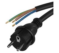 Emos Flexo de Cable de gu MMI 2 x 1,5 mm, 5 m, Negro, SY de 10