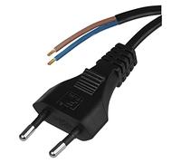 Emos Flexo de Cable de PVC 2 x 0,75 mm, 5 m Negro, KF de H1 h03vvh2 de F hy020 de F