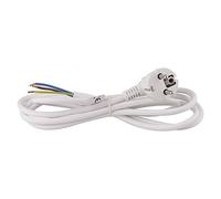 Emos Flexo de Cable de PVC 3 x 1,5 mm, 2 m, Color Blanco, KF de CR2 H05VV-F F3 hy005 de F