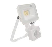 EMOS Foco LED SIMPO 10 W con detector de movimiento, superbrillante, 1000 lm, IP44, impermeable, para ambientes húmedos o exteriores, blanco neutro 4000 K, vida útil de 15000 unidades, cable de