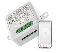 EMOS GoSmart Módulo de atenuación Zigbee Smart Switch con aplicación, regulador de intensidad regulable empotrable, control remoto de iluminación, control por voz con Alexa y Google Home, para
