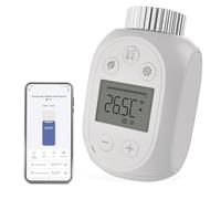 EMOS GoSmart - Termostato programable para radiador con aplicación y | ZigBee Smart Home Termostato Compatible con Tuya, Smart Life, Alexa, Google Assistant, M30 × 1,5 mm