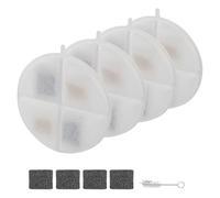 EMOS - Juego de filtros para fuente de gato - Kit de mantenimiento de filtros adecuado para productos H6101 y H6102 - Sistema de filtración para nuestros productos Pet Care - 9 piezas