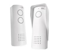 EMOS - Juego de intercomunicador para Puerta de Audio, inalámbrico - Conexión inalámbrica, diseño Elegante - Kit de Audio/intercomunicador con módulo de Mando a Distancia - Fácil de Usar - Funciona