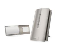 EMOS Juego de Timbre inalámbrico con función de repetidor y Puerto USB-C, Alcance Ilimitado, Volumen de 5 Niveles hasta 85 dB, indicador LED, 16 melodías, función de Memoria, 230 V