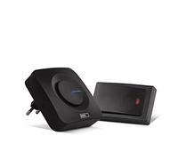 EMOS Juego de timbre inalámbrico sin pilas, 36 melodías, alcance de 180 m, 4 niveles de volumen hasta 90 dB, botón adicional disponible