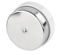 EMOS Läutewerk - Alambre (12 V, 1 melodía, 90 dB, redondo), color blanco y | Timbre de puerta de 2 hilos para conexión de transformador, timbre clásico para puerta de casa, timbre de puerta de metal