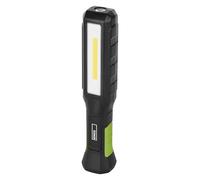 EMOS Lámpara de trabajo LED impermeable, recargable, con base plegable, gancho e imán, 800 lm, alcance de 110 m, batería de 2000 mAh con 7 horas de duración y cable de carga, 3 modos de luz
