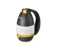 EMOS Lámpara LED Multifuncional para Camping-Portátil-3 Tipos de luz-215 LM, máx. 305 m, 3 Modos de iluminación, 90 Horas, Funciona (3 Pilas AA), para Exteriores, Color Negro y Amarillo