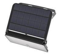 EMOS - Lámpara solar LED Solo para exterior con detector de movimiento - Aplique solar para casa y jardín - Alcance del sensor 6m, ángulo de detección 120° - 3 modos de luz, brillo máx. 1600lm, blanco