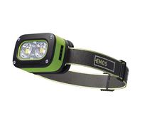 EMOS - Linterna frontal recargable con sensor de movimiento y 5 modos de iluminación - Brillo 175lm, alcance 50m, duración de la luz: 4,5 h - resistente a la intemperie, a los golpes - Batería de