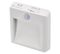 EMOS Luz de noche LED regulable, toma de corriente con detector de movimiento, sensor crepuscular y temporizador, luz de orientación de diseño para habitación infantil, escalera, dormitorio, cocina