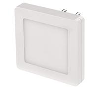 EMOS Luz nocturna LED con sensor crepuscular e interruptor, brillo ajustable, luz de orientación para habitación infantil, escalera, dormitorio, cocina, color blanco, P3316