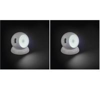 EMOS - Luz nocturna LED con sensor - LED COB en blanco frío, funciona con pilas (3 x AAA) - Soporte magnético para una fácil orientación - 3 modos: AUTO/ON/OFF - Alcance de 15m, 30 s de duración