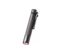 EMOS Mini linterna impermeable CREE LED superbrillante, 100 lm, linterna de metal con alcance de 65 m, IP65, clip de acero, negro, P3150